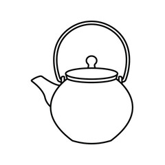 Teapot icon. vector Simple design. vector illustration