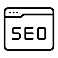 seo line icon