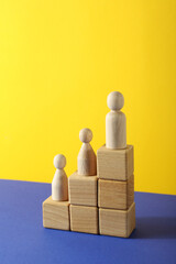 Concept of business roles and responsibilities, space for text