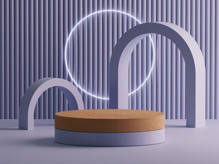 Premium Product Photography Platform Backdrop 3d rendering