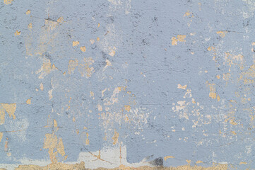 Naklejka premium texture of old scratched and peeling plaster