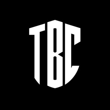 TBC letter logo design. TBC modern letter logo with black background. TBC creative  letter logo. simple and modern letter logo. vector logo modern alphabet font overlap style. Initial letters TBC 