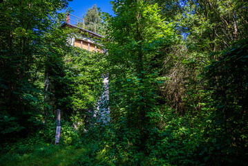Ehemaliger DDR-Grenz-Wachturm am Ostseeradweg