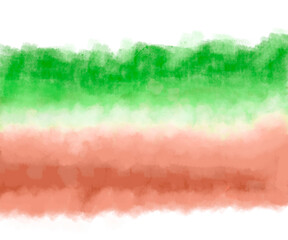 green and brown abstract watercolor spots