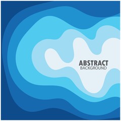 ABSTRACT WAVE BACKGROUND DESIGN WITH BLUE COMBINATION VECTOR