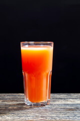 citrus natural real juice from red ripe and juicy grapefruit