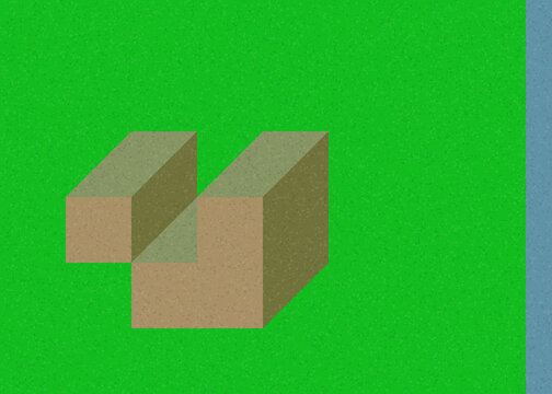 Implementation of Edward Zajec&rsquo;s &ldquo;Il Cubo&rdquo; from 1971. Essentially a Truchet tile set of 8 tiles and rules for placement art illustration