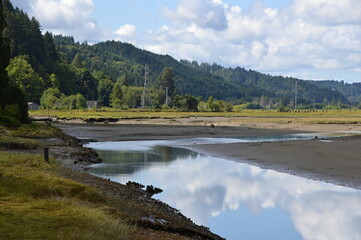 Fototapeta premium Landschaft am Puget Sound auf der Olympic Halbinsel, Washington