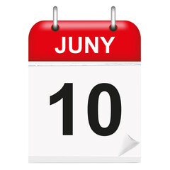 Juny 10_Calendar icon - 506582911