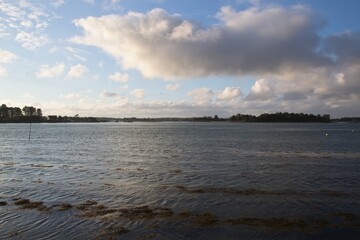 beach in the morning