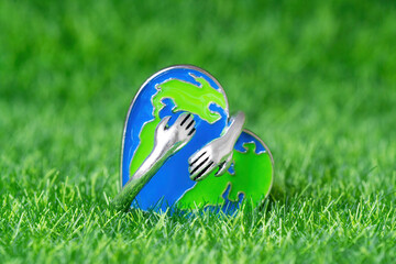 Earth protection pin closeup