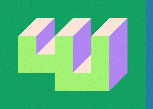 Implementation of Edward Zajec&rsquo;s &ldquo;Il Cubo&rdquo; from 1971. Essentially a Truchet tile set of 8 tiles and rules for placement art illustration