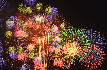 夏の夜空を彩る花火＃2