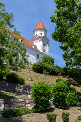 Bratislava castle on a sunny spring day