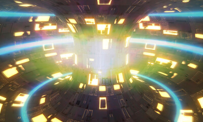 Fusion reactor, illustration