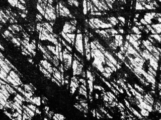 Black and white grunge background. Distress overlay texture. Abstract surface