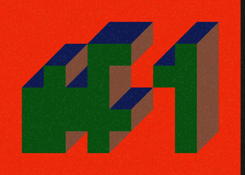 Implementation of Edward Zajec&rsquo;s &ldquo;Il Cubo&rdquo; from 1971. Essentially a Truchet tile set of 8 tiles and rules for placement art illustration