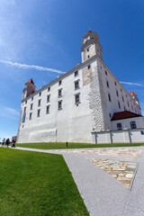 Bratislava castle on a sunny spring day