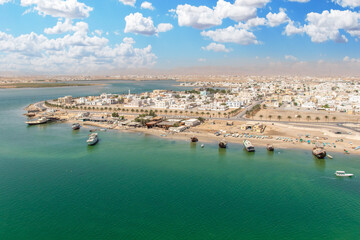 Sur, Oman - an important point for sailors and famous also for its building wooden ships, Sur is a...