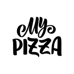 Hand drawn motivation lettering phrase in modern calligraphy style. Inspiration slogan for print and poster design. Vector illustration