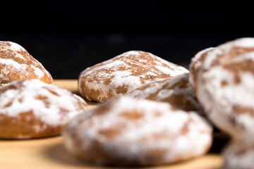 large number of gingerbread on the table