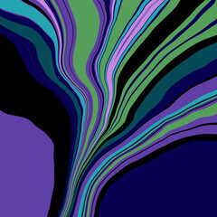 Bright abstract marbled textured pattern Mystical magic tree, plant, flower mural paint, home decor