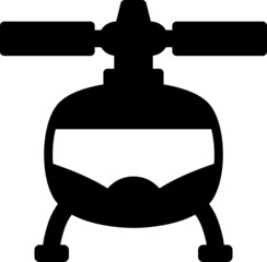 Obraz premium Helicopter icon