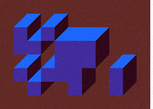 Implementation of Edward Zajec&rsquo;s &ldquo;Il Cubo&rdquo; from 1971. Essentially a Truchet tile set of 8 tiles and rules for placement art illustration