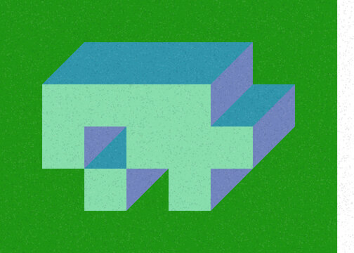 Implementation of Edward Zajec&rsquo;s &ldquo;Il Cubo&rdquo; from 1971. Essentially a Truchet tile set of 8 tiles and rules for placement art illustration