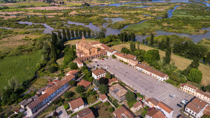 panoramica santuario delle grazie curtatone mantova