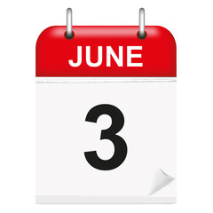 June 3_Calendar icon - 506607755