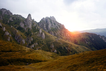 Naklejka premium beautiful mountain landscape