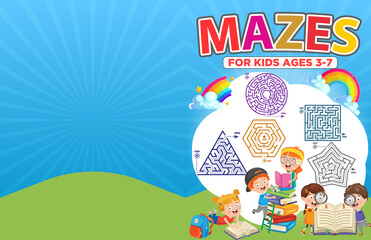 Maze Book For Kids 