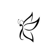 Butterfly logo icon designs vector templates 