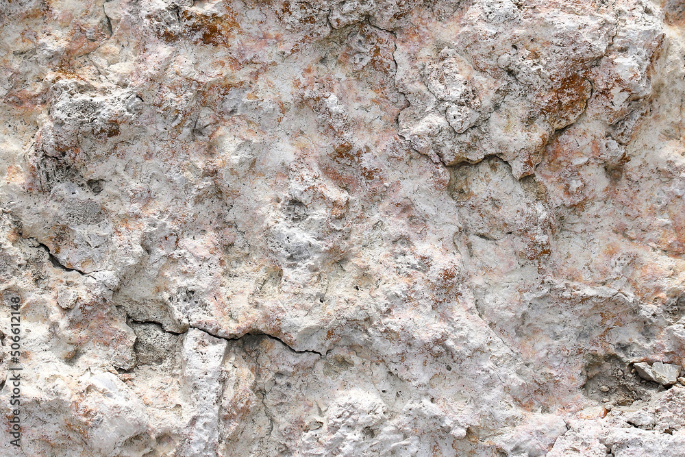 Wall mural texture of white and pink natural stone