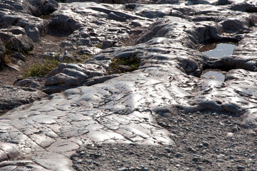 Natural wet stones rocky terrain landscape abstract background