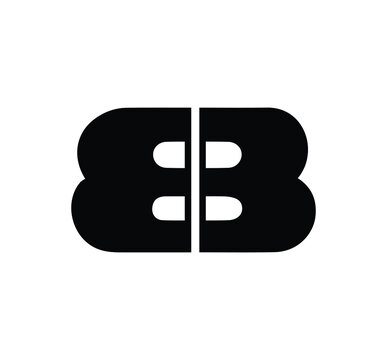 Bb Letter Vector, BB Letter Logo Design  Bold Letter  