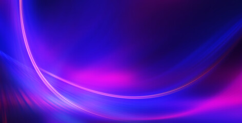 Dark abstract futuristic background. Neon glow, laser shapes, lines. Gradient blurred background.
