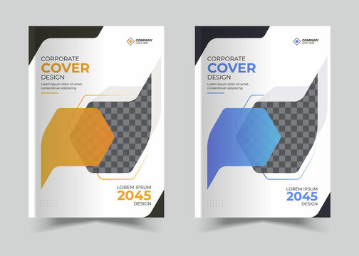 business book cover design template, annual report brochure flyer design, Leaflet presentation,
book cover templates, layout in A4 size. vector