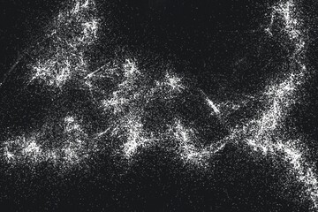 Dust and Scratched Textured Backgrounds.Grunge white and black wall background.Dark Messy Dust Overlay Distress Background. Easy To Create Abstract Dotted, Scratched.