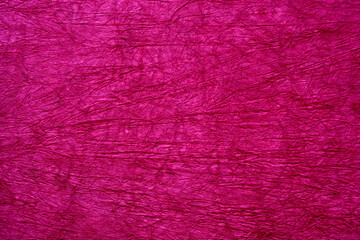 鮮やかな濃いピンクの日本の紙