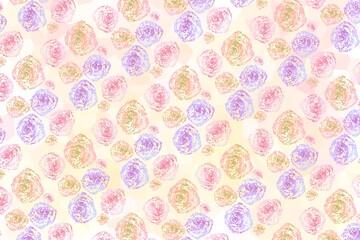 seamless pattern with flowers