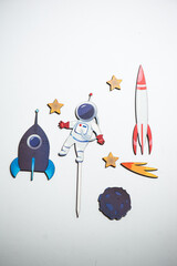 space cosmos spaceman austronaut color kit