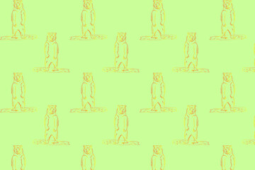 Bear on the shore pattern