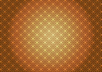 Glow graphic flower Asian style pattern background.