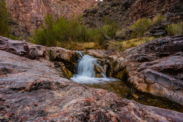 Small Waterfall in Garden Creek along the Bright Angel Trail