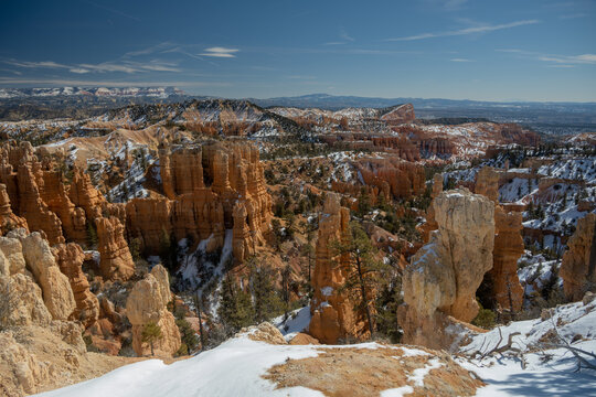 Snow Dusted Amphitheater in Bryce Canyon