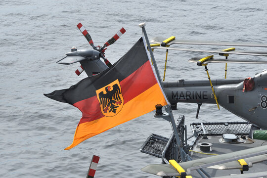 Tokyo, Japan - November 07, 2021:Naval Jack of German Navy. Stock Photo |  Adobe Stock