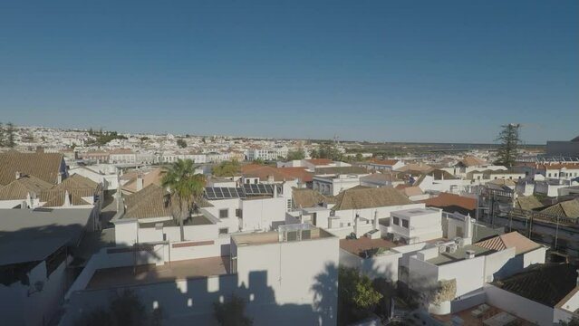 View over the roofs of a potuguese city