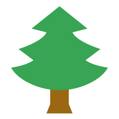 tree flat icon 